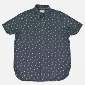 Denim & Flower Slim Fit Black Hummingbird Large